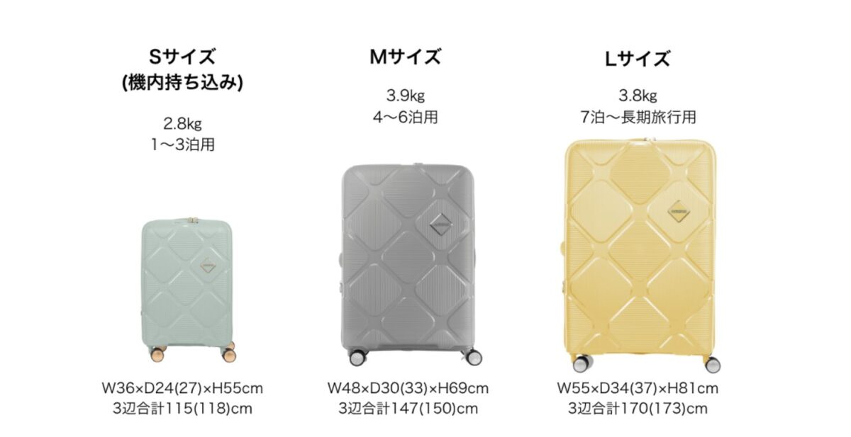 インスタゴン 55/69/81 3サイズ並び